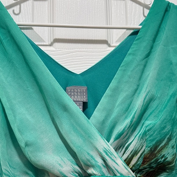 Multicolor Sleeveless Asymmetrical Dress - Picture 4 of 6